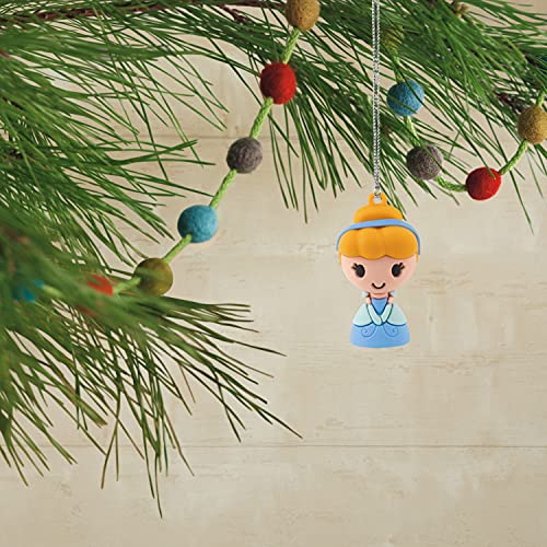 Hallmark Disney Princess Countdown Calendar Miniature Christmas Tree Set , Plastic,With 12 Mini Ornaments