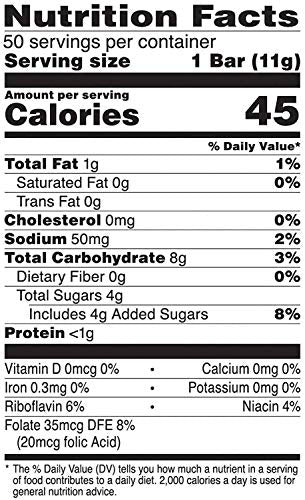 Kellogg's, Rice Krispies Treats Crispy Marshmallow Mini-Squares, Original, Single Serve, Display Box Caddy, 0.39 oz Bars (50 Count) - pack of 3