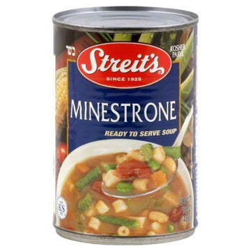 STREITS SOUP RTS MINESTRONE, 15 OZ