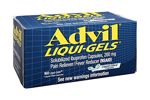 Advil Advil Advanced Medicine For Pain, 160 Liqui Gels 200 mg(Pack of 3)