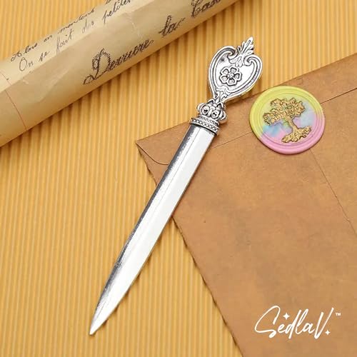 SEDLAV Vintage Metal Utility Knife & Portable Paper Cutter - Classic Design, Durable Construction, Precise Trimming, Ideal for Everyday Tasks & Creative Projects