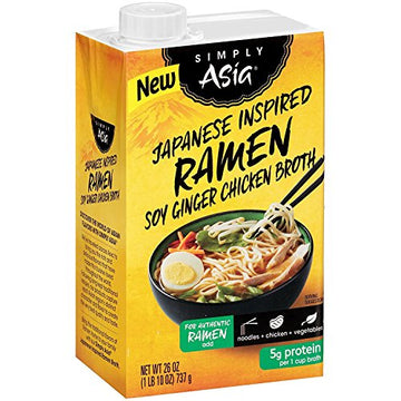Simply Asia Japanese Style Ramen Soy Ginger Chicken Broth, 26 oz