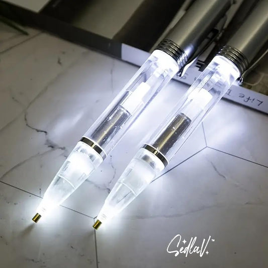 SEDLAV 1pc DIY Artificial Diamond Painting Cross Stitch New Pen with LED Light - Illuminate Your Creations with Precision Crafting, Ergonomic Design for Comfort, Ideal for Diamond Painting