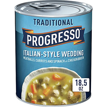 Progresso Traditional, Italian-Style Wedding Soup, 18.5 oz. (Pack of 12)