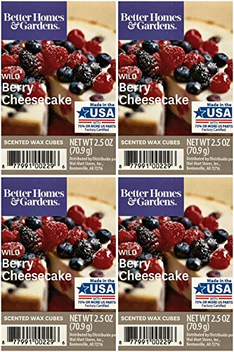Better Homes and Gardens Wild Berry Cheesecake Wax Cubes - 4-Pack