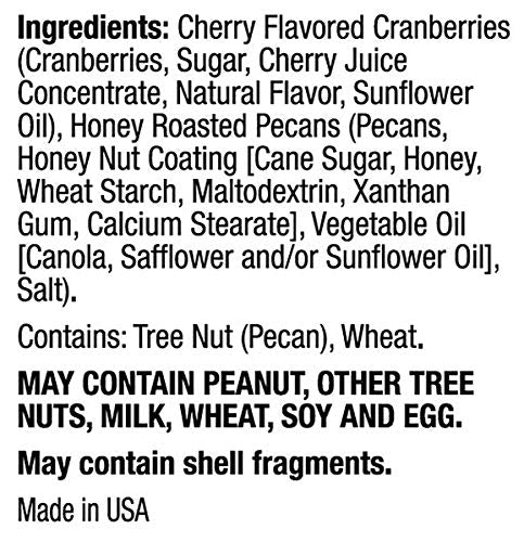 Salad Pizazz!® | Dried Cherry Flavored Cranberries & Honey Roasted Pecans | Salad Topper, 3.75 Ounce (Pack of 6)
