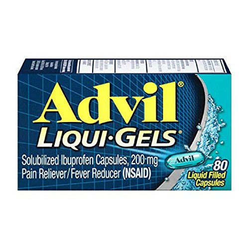 Advil Liqui-Gels 80 Liqui-Gels (Pack of 3)