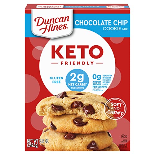 Duncan Hines Keto Friendly Chocolate Chip Cookie Mix, 8.8 oz