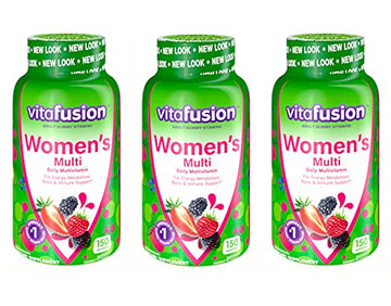 Vitafusion Women's Gummy Vitamins 150 Gummies (Value Pack of 3)