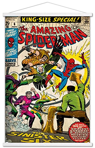 Trends International Marvel Comics - Spider-Man - Amazing Spider-Man #6 Wall Poster, 22.375