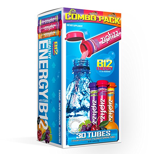 Zipfizz Healthy Energy Drink Mix, Hydration with B12 and Multi Vitamins, Variety Pack, 30 Count