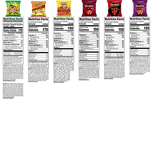 Frito-Lay Fiery Mix Variety Pack, (Pack of 40)