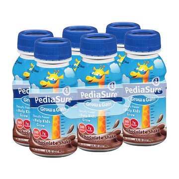 PediaSure Complete, Balanced Nutrition Shake, 8 fl oz Bottles, Chocolate 6 ea (Pack of 2)