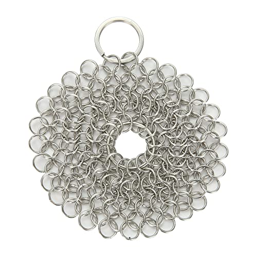 21.00 x 6.10 x 12 Inches, 8-Piece Pre-Seasoned Cast Iron Skillet Cookware Set and Cleaning Tools