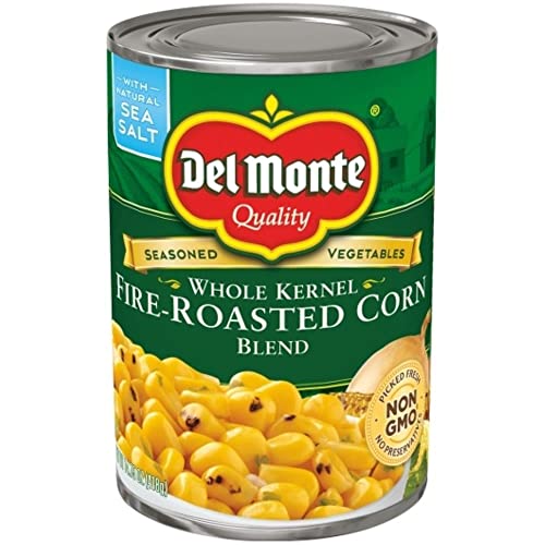 Del Monte Fire Roasted Corn Blend - with Sea Salt 14.75 oz. (Pack of 3)