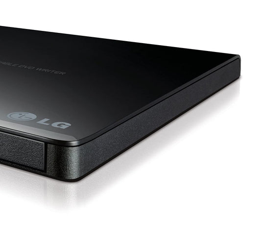 LG GP65NB60 8X USB 2.0 Super Multi Ultra Slim Portable DVD Writer Drive +/-RW External Drive with M-DISC Support - Black