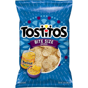 Tostitos Tortilla Chips Bite Size Rounds Bag, 12 Oz