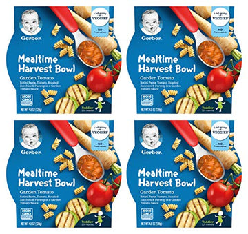 Gerber Mealtime Harvest Bowls, Garden Tomato, 4.5 OZ