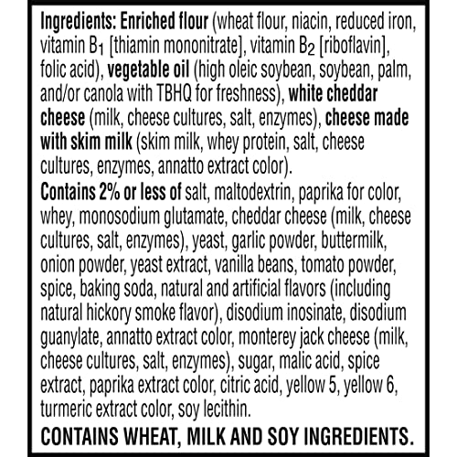 Cheez-It DUOZ Crackers, Baked Snack Crackers, Office and Kids Snacks, Bacon and Cheddar, 12.4oz Box (1 Box)