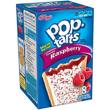 Pop-Tarts, Frosted Raspberry, 8-Count Tarts, 14.7 ounces (Pack of 12) by Pop-Tarts