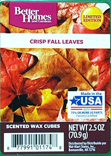 Better Homes and Gardens Crisp Fall Leaves Wax Cubes