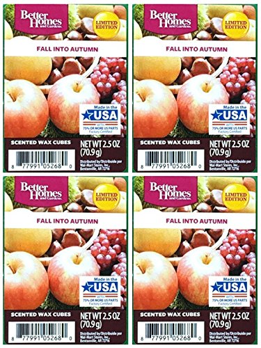 Better Homes and Gardens Fall Into Autumn Scented Wax Cubes - 4-Pack