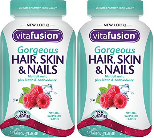 Vitafusion Gorgeous Hair, Skin & Nails LIxiu Multivitamin, 135 Count (Pack of 2) gdvuP