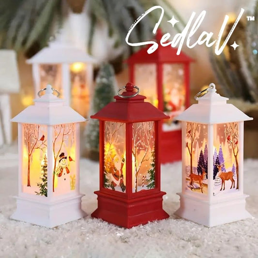 SEDLAV Whimsical Christmas Wind Lamp Night Light - Snowman Decoration for Festive Atmosphere