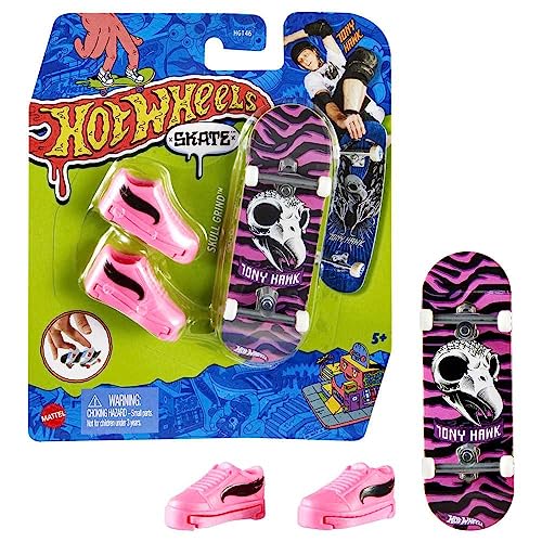 Hot Wheels Skate Veículo de Brinquedo Skateboard Skull Grind™ com Tenis