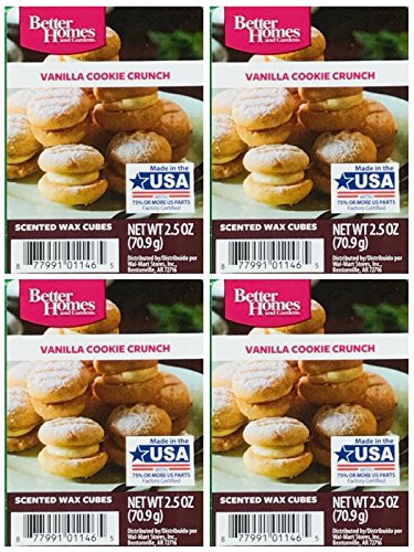 Better Homes and Gardens Vanilla Cookie Crunch Wax Cubes - 4-Pack