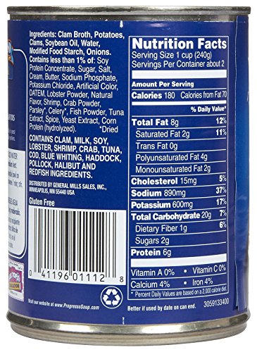 Progresso Traditional Soup - New England Clam Chowder - 18.5 oz