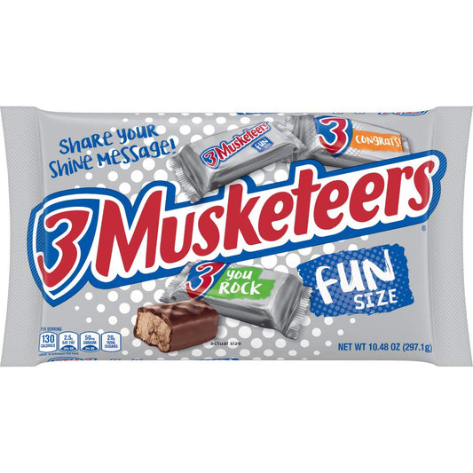 3 MUSKETEERS Chocolate Fun Size Candy Bars 10.48 Ounce