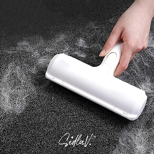SEDLAV Reusable Lint Roller & Pet Hair Removal Brush - Effortles Pet Rake Ideal for Deep-Cleaning Furniture, Carpets Beds & More - No Sticky Tapes or Power Source Needed