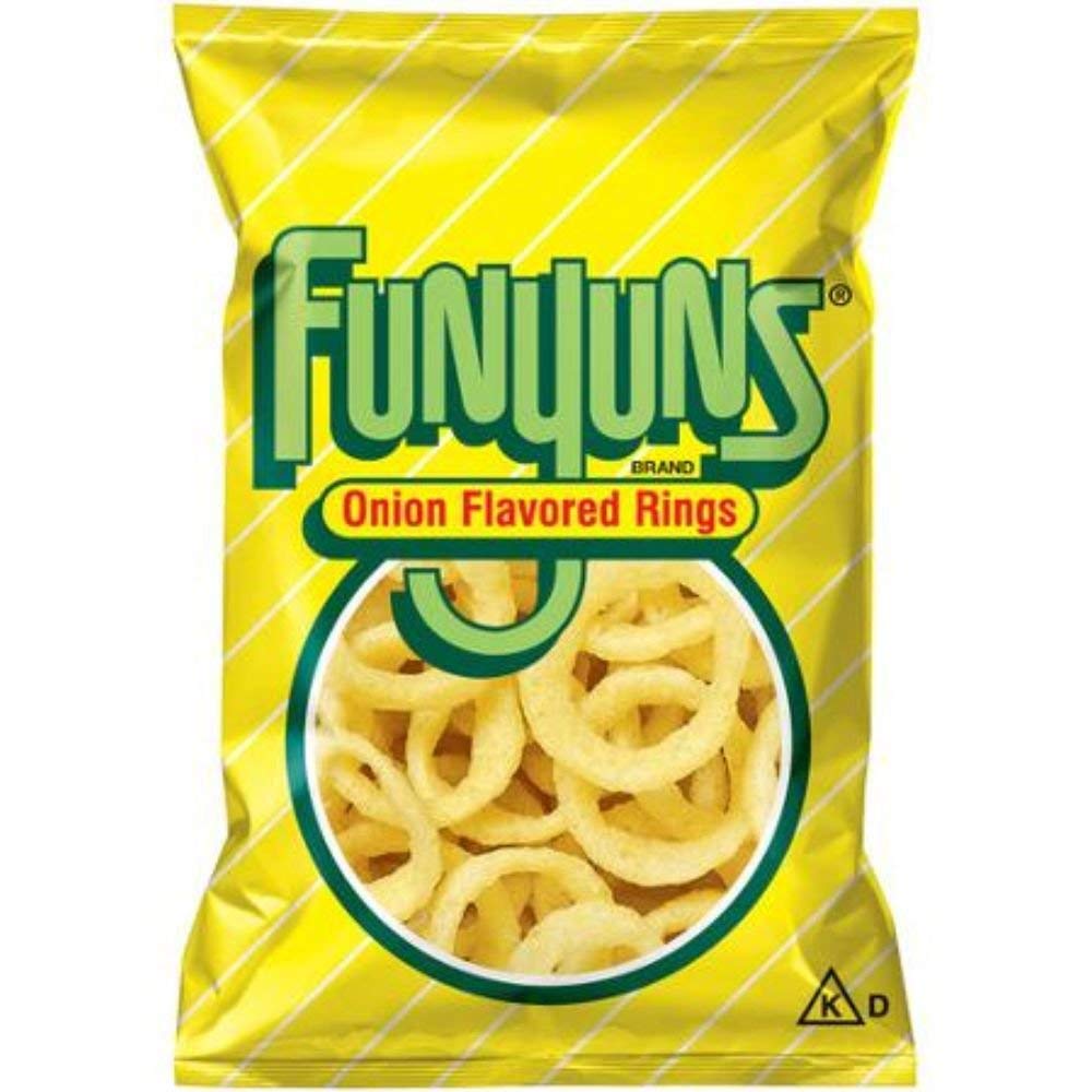 Frito Lay, Funyuns, 6oz Bag (Pack of 3) (Choose Flavors Below) (Original)