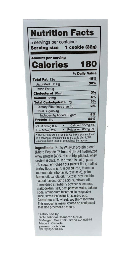 Power Crunch kids Snap Sticks Strawberry Shortcake 5ct box of 1