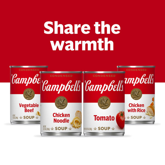 Campbell’s Condensed Vegetarian Vegetable Soup, 10.5 Ounce Can (Pack of 12)