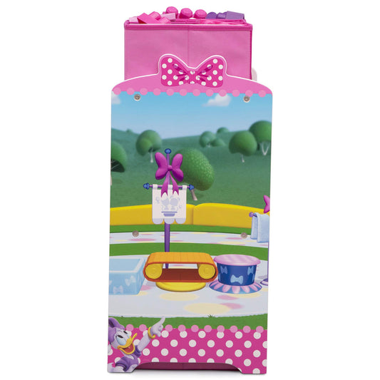 Delta Children Disney Minnie Mouse 6 Bin Design and Store Toy Organizer