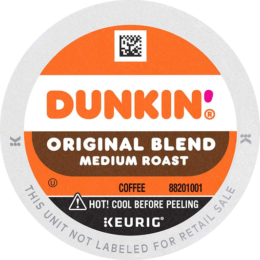 Dunkin Donuts K-Cup Pods, Original Blend, 22/box