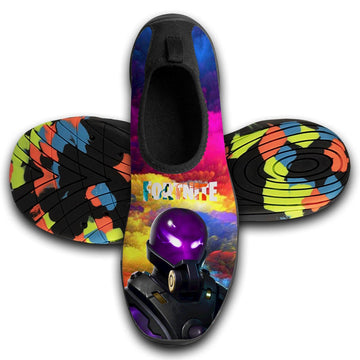 Epic Games Fortnite Water Shoes for Men Aqua Shoes Swim Shoes Beach Sports Quick Dry Barefoot for Boating Fishing Diving Surfing with Drainage Driving Yoga Upstream