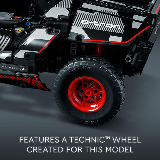LEGO Technic Audi RS Q e-tron 42160 Advanced Building Kit for Kids Ages 10 and Up, This Remote Controlled Car Toy Features App-Controlled Steering and Makes a Great Gift for Kids Who Love Engineering