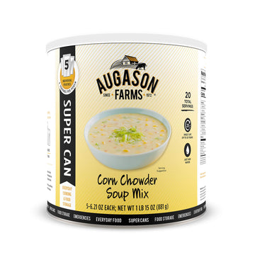 Augason Farms Corn Chowder Soup Mix 1 lb 15 oz No. 10 Super Can