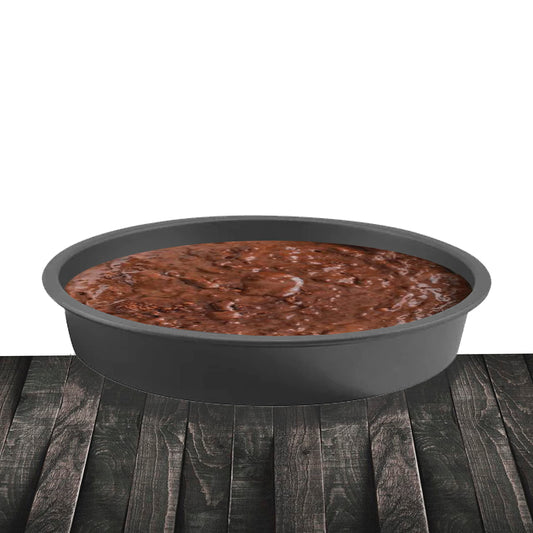 SEDLAV Round Cake Pan, 9" Diameter, Gray (3 Pack)