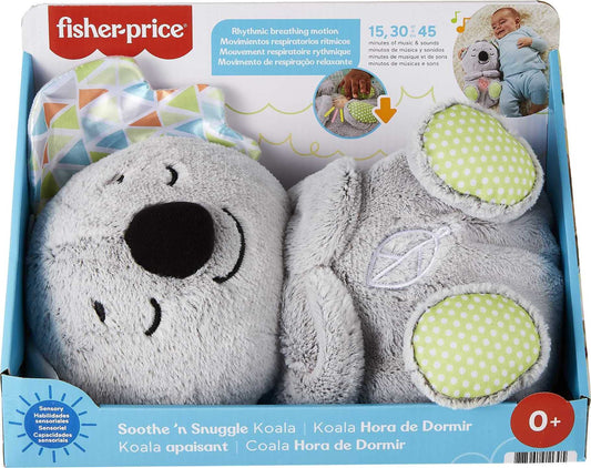 Fisher-Price Baby Sound Machine Soothe 'n Snuggle Koala Plush Baby Toy with Rhythmic Motion and Customizable Lights Music & Timers
