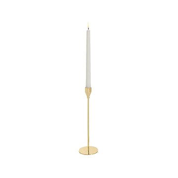 SEDLAV 15pcs Gold Candle Holders Kit with Taper Candles - Fine Workmanship & Corrosion Resistance, Elegant Design for Candlesticks, Black Candlestick Holders