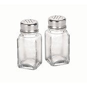 3.37" Shaker for Salt/Pepper - Metal Lid, Square