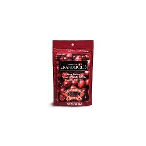 TRAVERSE BAY CONFECTIONS Dried Cranberries, 3 OZ
