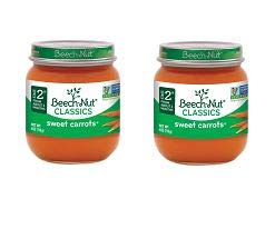 Beech-Nut Classics, Sweet Carrots, 4 Ounce (Pack of 10) (pack of 2)