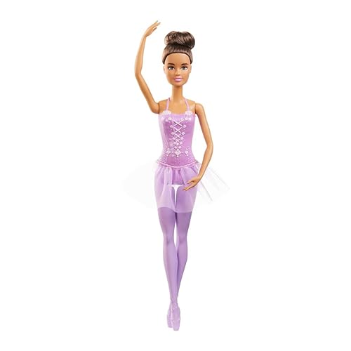 Barbie Ballerina Doll, Brunette, Purple Tutu