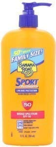 Banana Boat Sport Performance Lotion Spf 50 Water Resistant Non Greasy