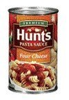 Hunt's Premium Four Cheese Pasta Sauce 24 oz (Pack of 12)